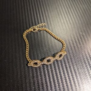 Round Rhinestone Bracelet